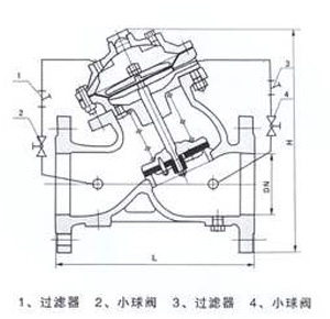 JD745X多功能水泵控制閥 (結(jié)構(gòu)圖)