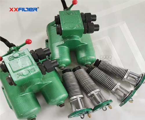 水泥廠處理用SPL網片式雙筒油過濾器 