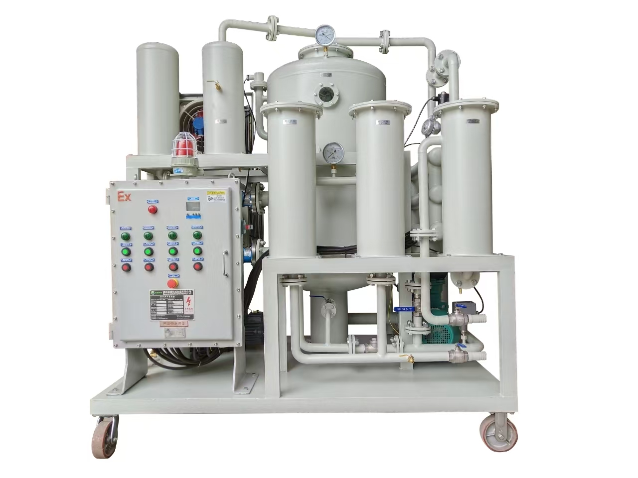 汽輪機油高效雙級真空濾油機