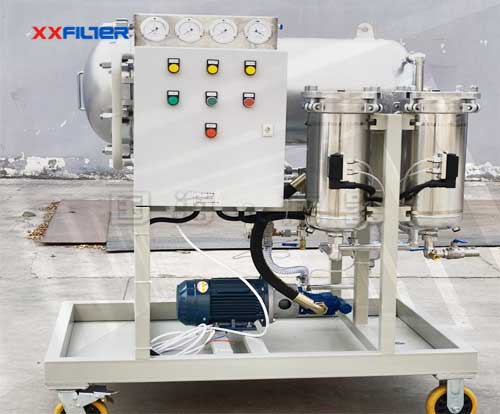 油過濾后含水量50ppm聚結濾油機